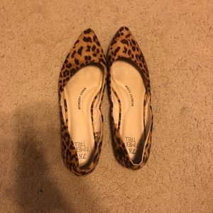 Leopard print flats